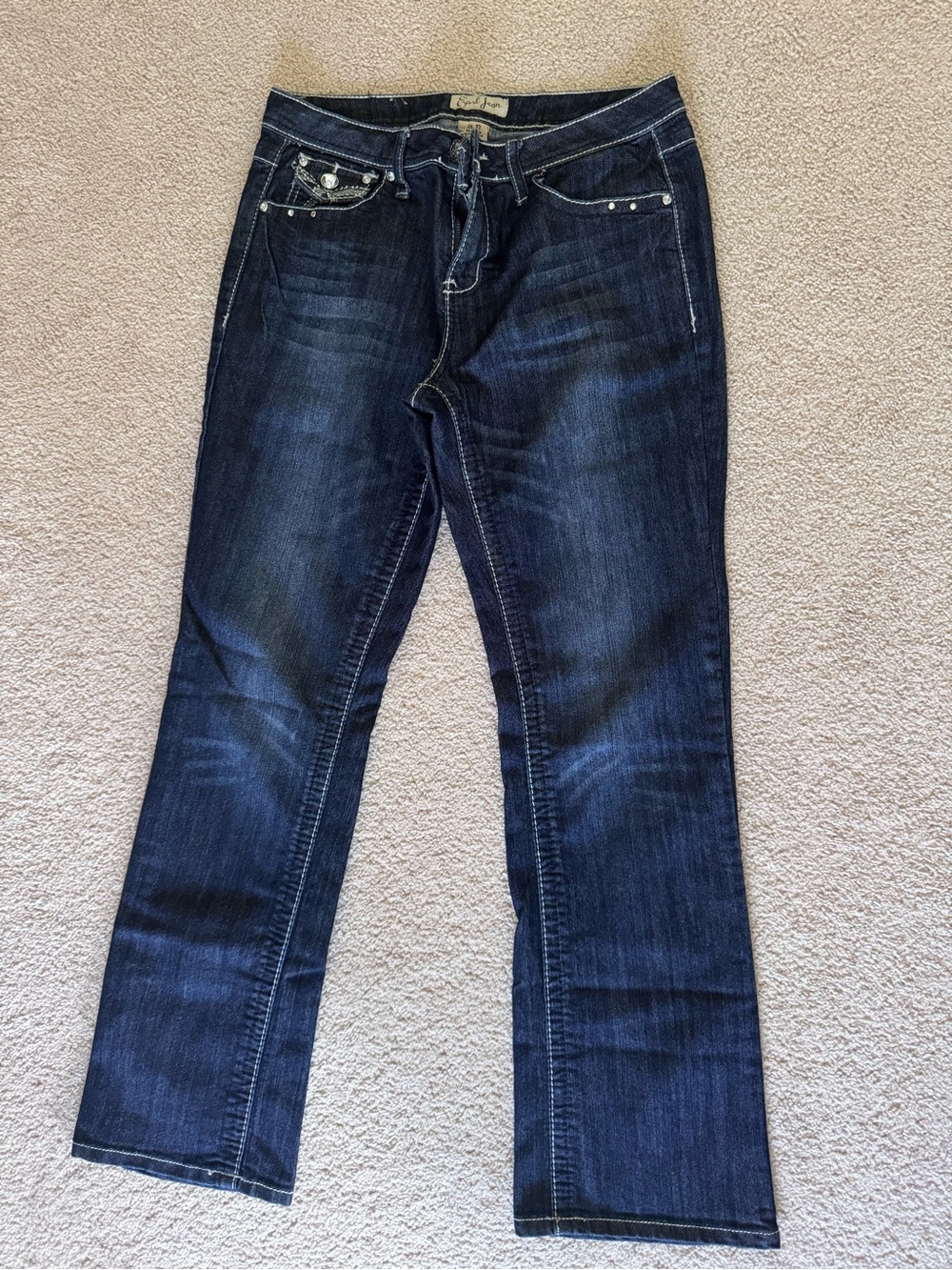 Earl Jeans Women's Dark Blue Bootcut Jeans